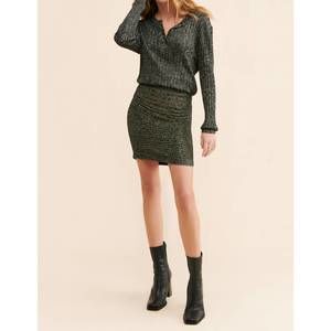 NEW CHASER venus mini dress in black